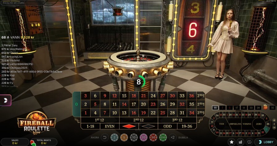 Fireball Roulette