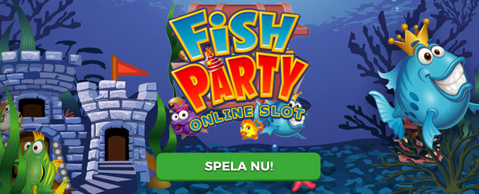 Spela Fish Party hos SveaCasino Fish Party banner