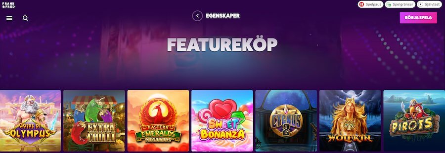 Frank & Freds bonus buy slots