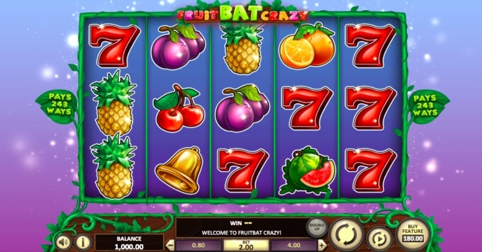 Fruitbat Crazy Slot Bonus 1