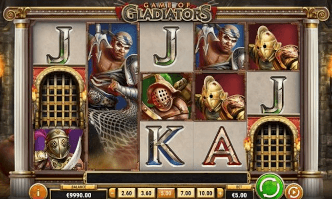 Game of Gladiators spelbord