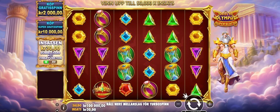 Gates of Olympus Super Scatter symboler