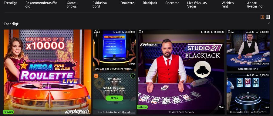 GeckoPlay Live Casino
