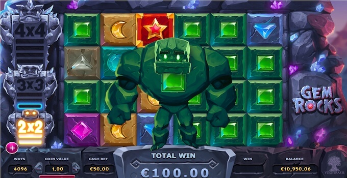 Gem Rocks Slot Bonus