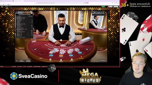 18+ SVEACASINO - Subspremiär och SidebetsLördag!!