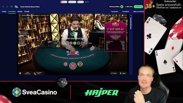 18+ SVEACASINO  - HYRBIL IS BACK FRÅN PORTUGISIEN. LETSGO