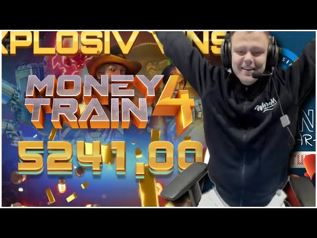 Se när WerreN kammar hem ÄNNU EN ULTRA BIG WIN! MONEY TRAIN 4 - 1747X!!