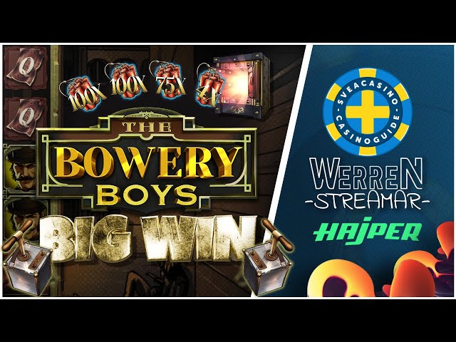 WerreN gör det igen!! - EPISK VINST! - The Bowery Boys BIG WIN