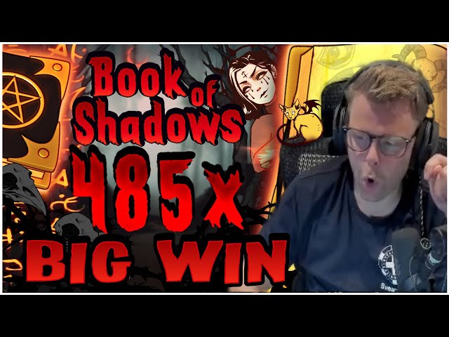 Imponerande BIG WIN från Book of Shadows!