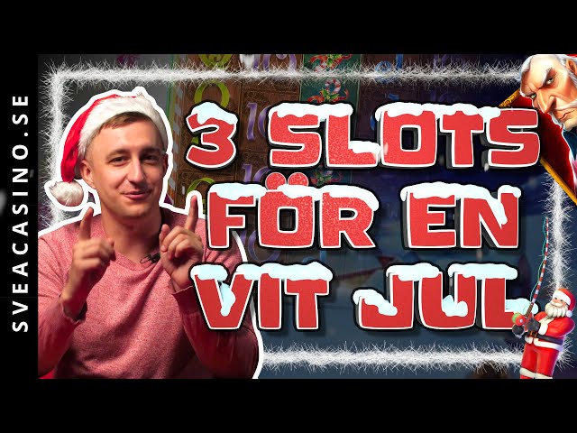 Upptäck 3 härliga julslots!