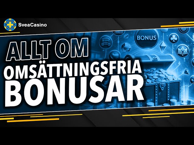 Så fungerar omsättningsfri bonus