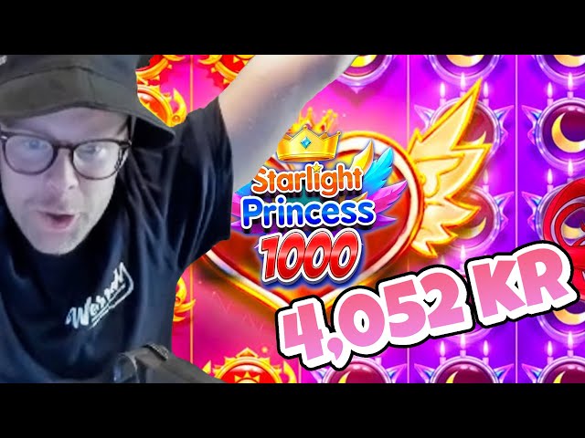 WerreN vinner stort på Starlight Princess 1000!