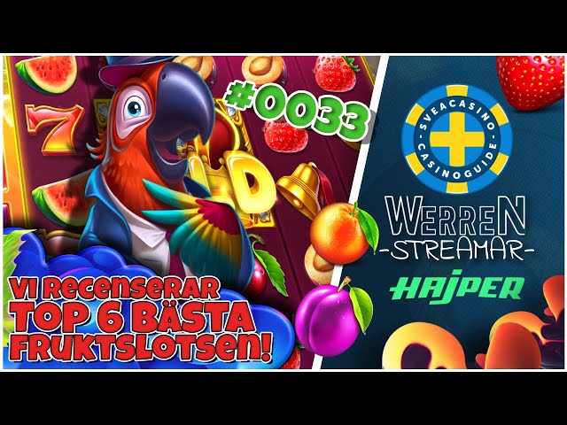 Sveacasino -  Recenserar TOP 6 Fruktslots!
