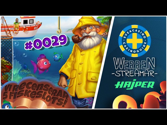 Sveacasino - Recenserar TOP 5 Fiskeslots!