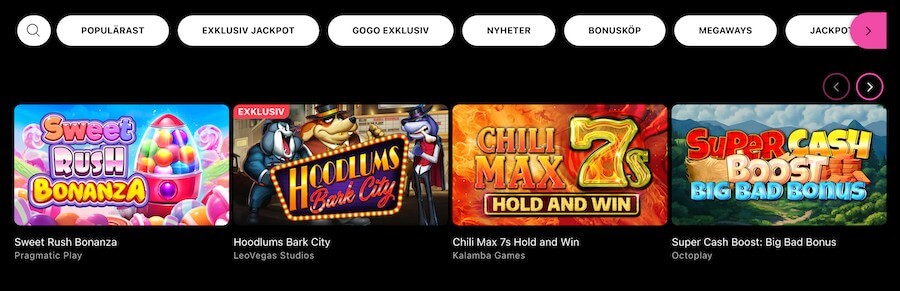 GoGoCasinos slots