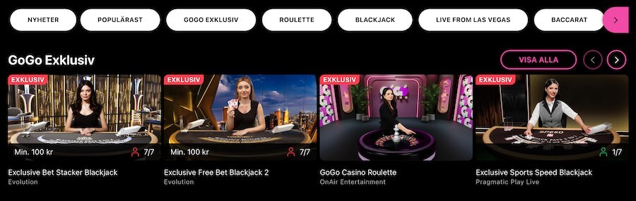 GoGo live casino