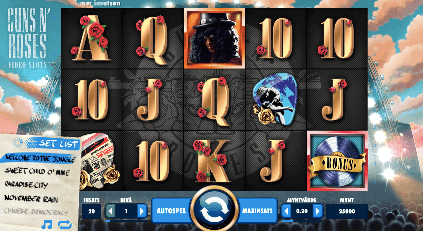 Guns N' Roses spel.