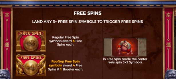 Hanzo's Dojo Slot Free Spins