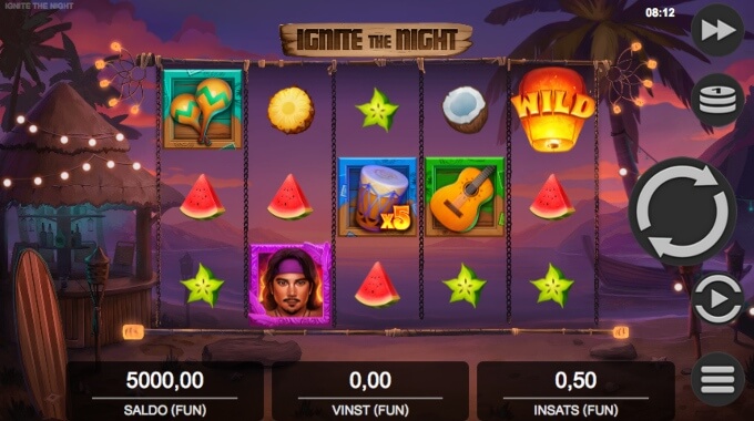 Ignite the Night Slot Bonus Game