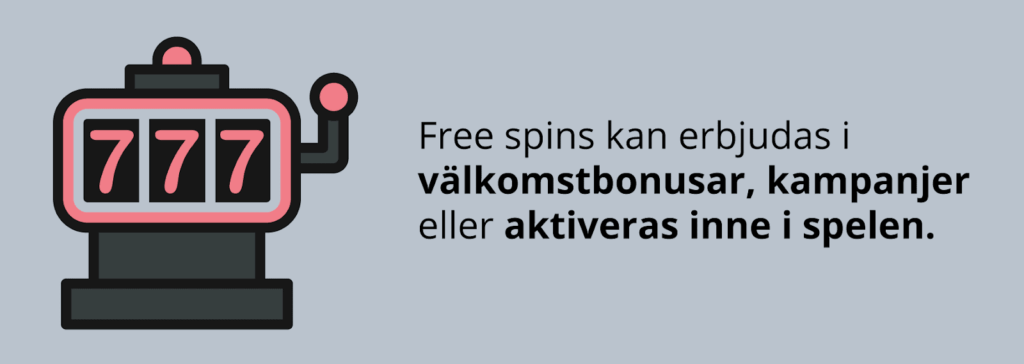 Var man hittar free spins