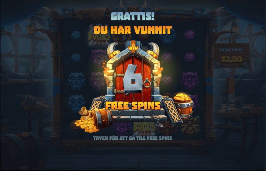Volatile Vikings 2 Dream Drop free spins.