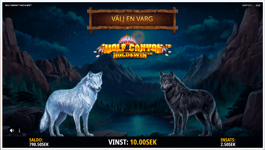 Wolf Canyon Hold & Win layout