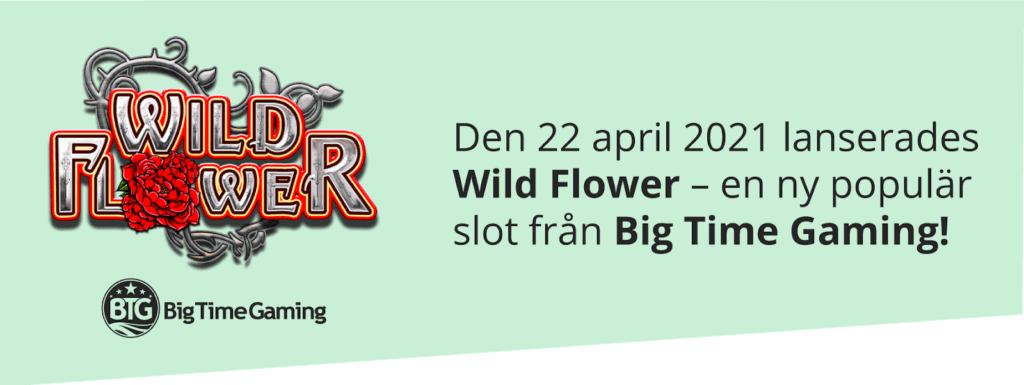 Wild Flower ny slot från Big Time Gaming