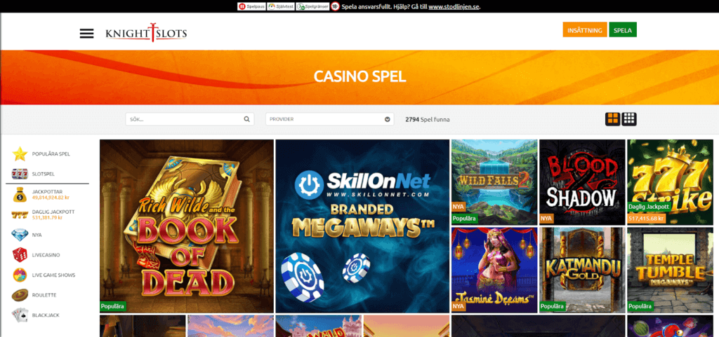 Knightslots slotspel