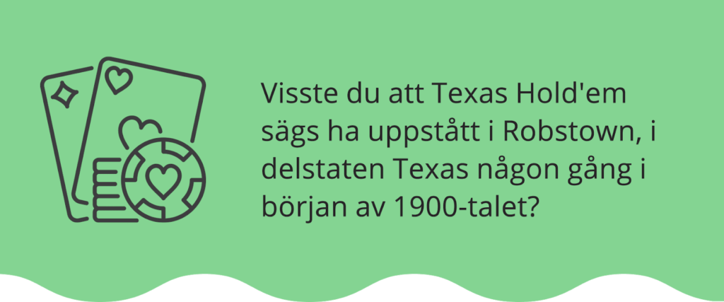 Texas Hold'Em ursprung