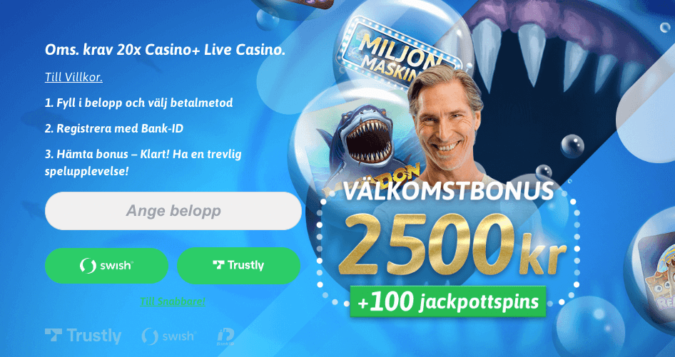 Snabbares välkomstbonus