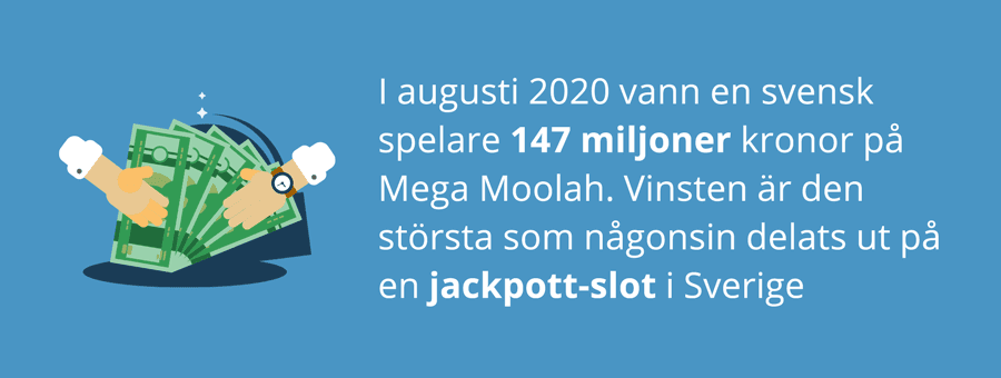 Mega Moolah jackpot i Sverige