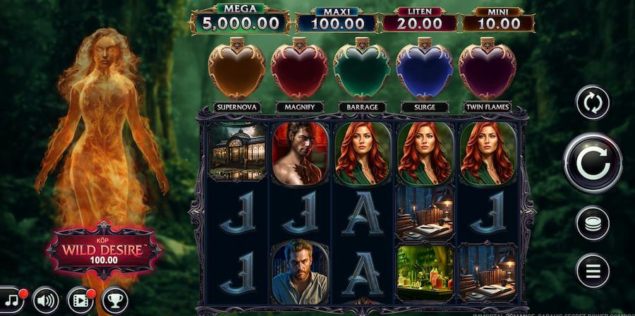 Immortal Romance Sarah’s Secret symboler