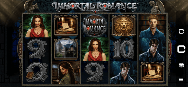 Immortal romance slot.
