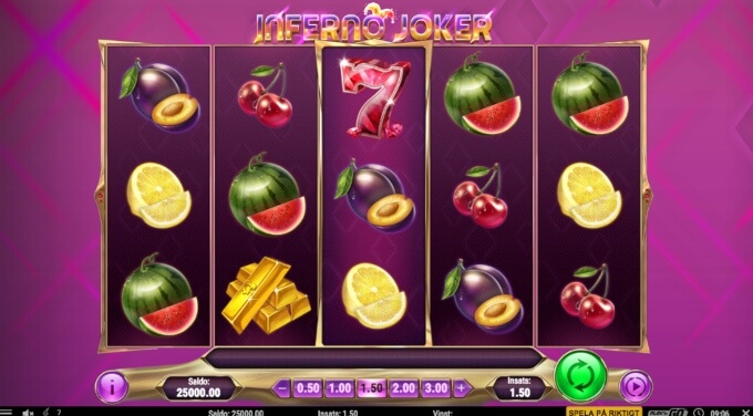 Inferno Joker Slot Bonus Game