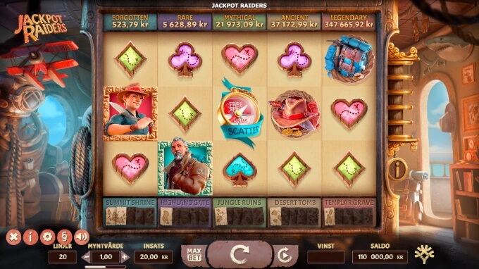 Jackpot Raiders Slot Bonus Spel
