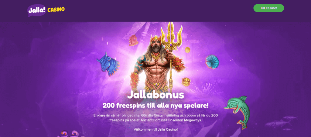 Jalla Casino bonus