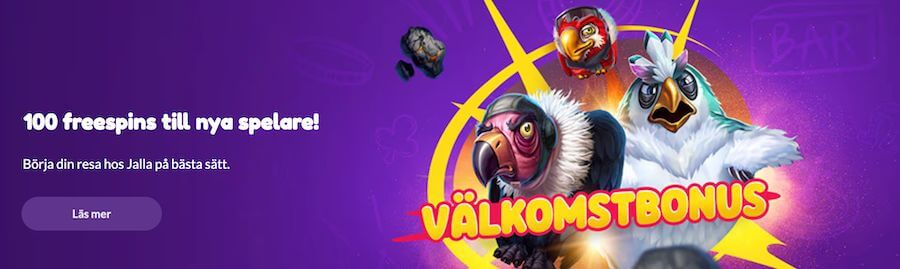 Jalla Casinos välkomstbonus