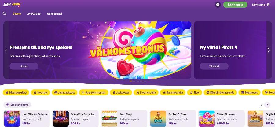 Jalla Casino överblick