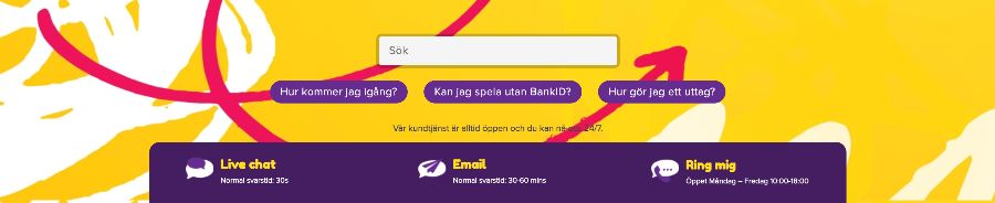 Jalla Casino Hjälpcenter