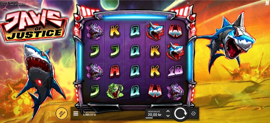 Jaws of Justice slot - huvudspelet