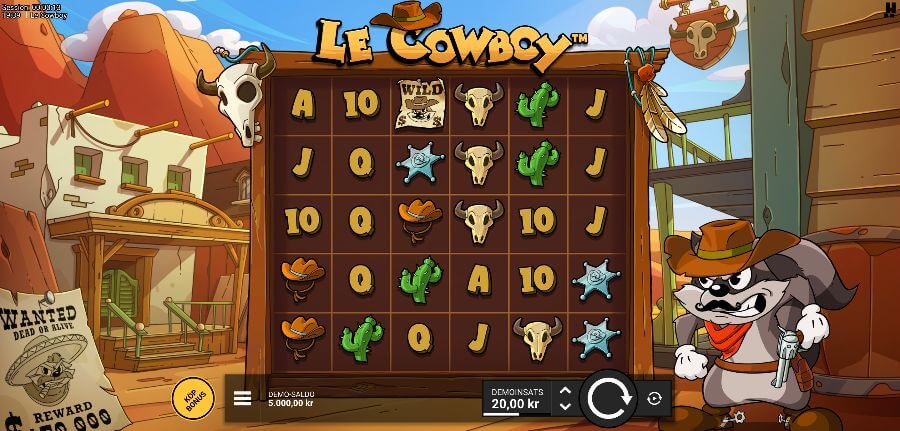 Le Cowboy huvudspelet