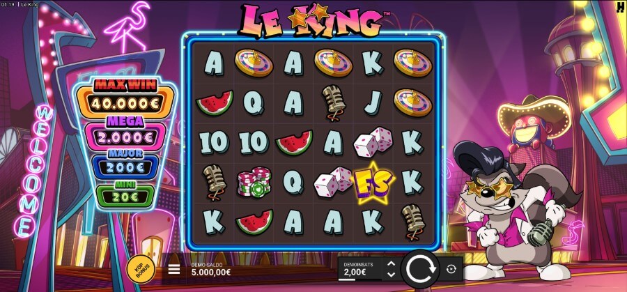 Le King slot