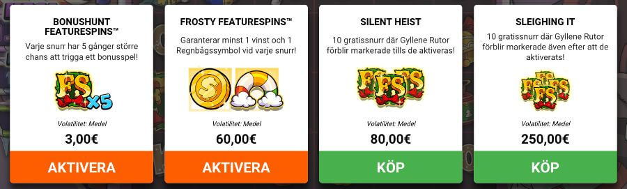 Le Santa Bonusköpfunktioner