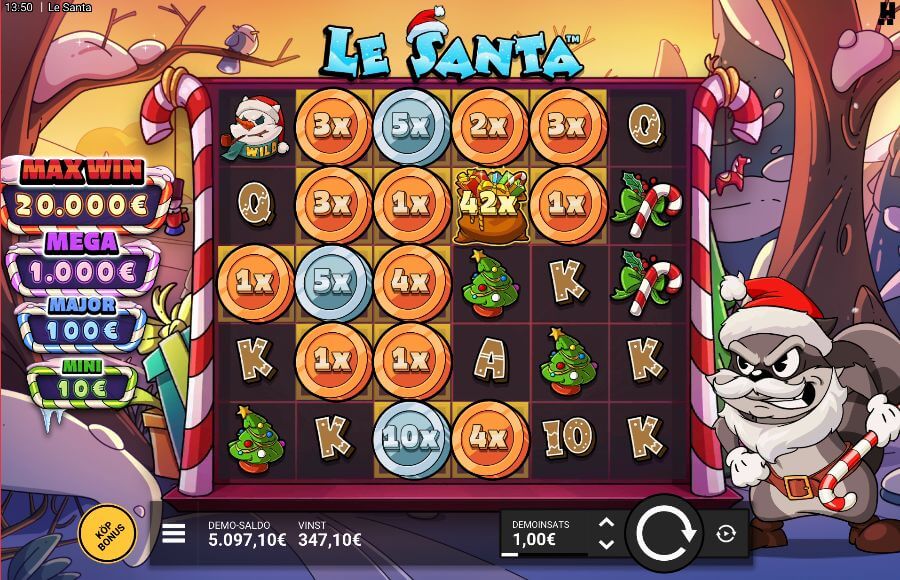 Le Santa Myntsymboler