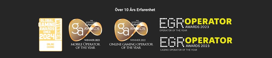LeoVegas är ett prisbelönt casino