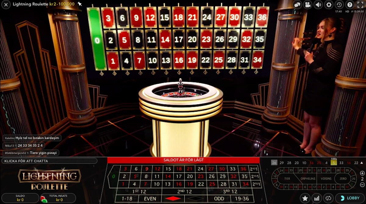 Ligtning Roulette