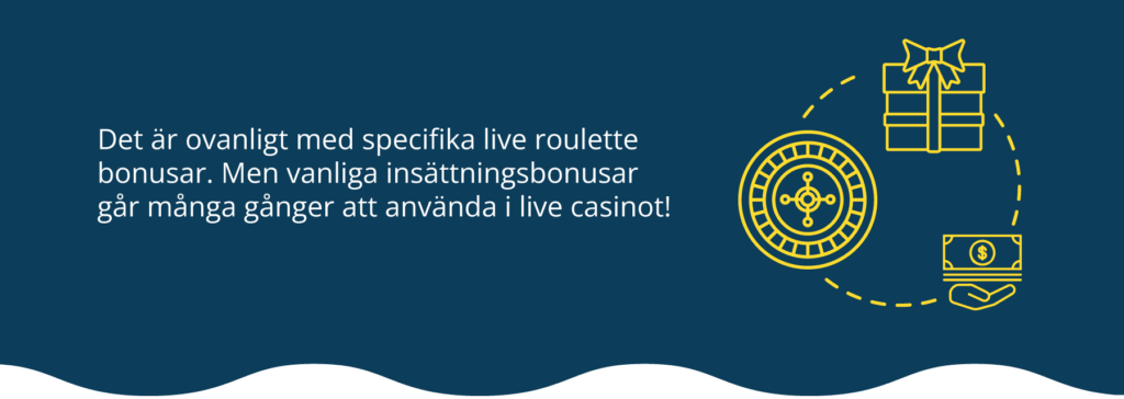 Live roulette bonusar. 