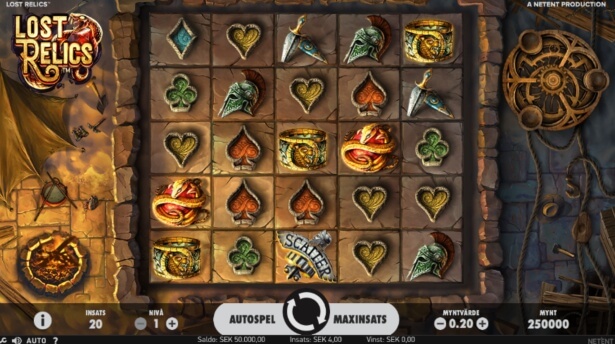 Lost Relics Slot Spel