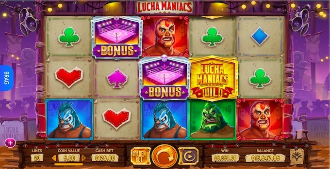 Lucha Maniacs slot