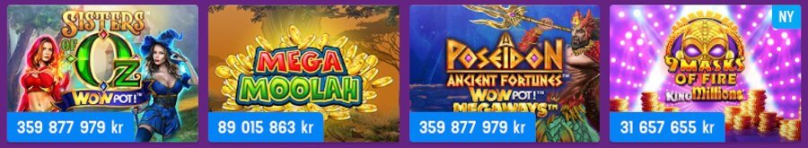 Lucky Casinos jackpottar